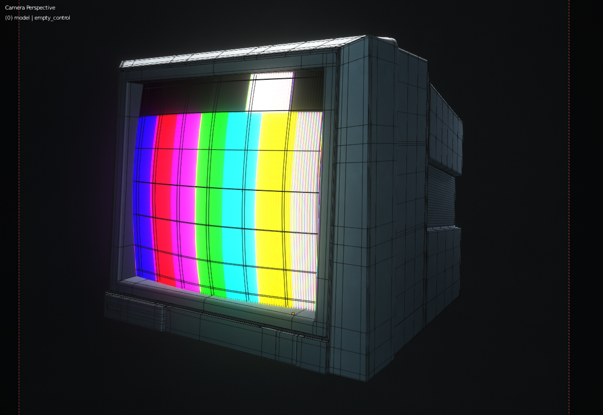 Old CRT TV for EEVEE preview image 2